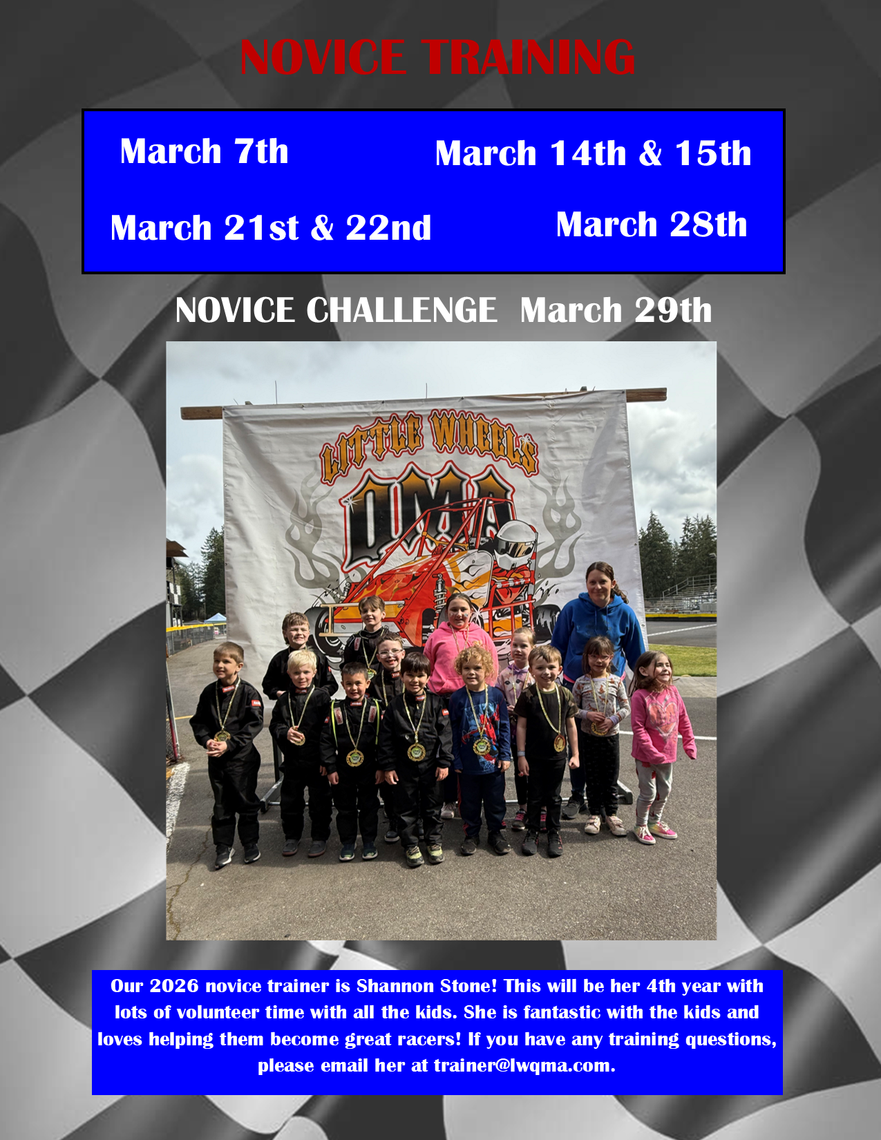 Quarter Midget Assocation Novice Training – Little Wheels Quarter Midget Association